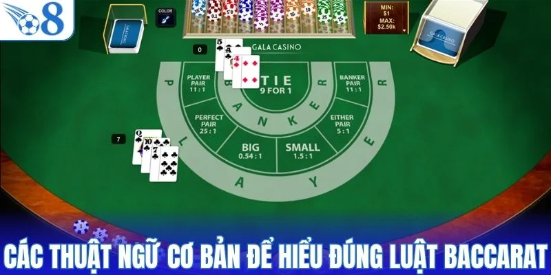 Các thuật ngữ cơ bản để hiểu đúng luật baccarat