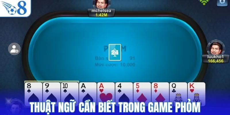 Thuật ngữ cần nắm trong game phỏm